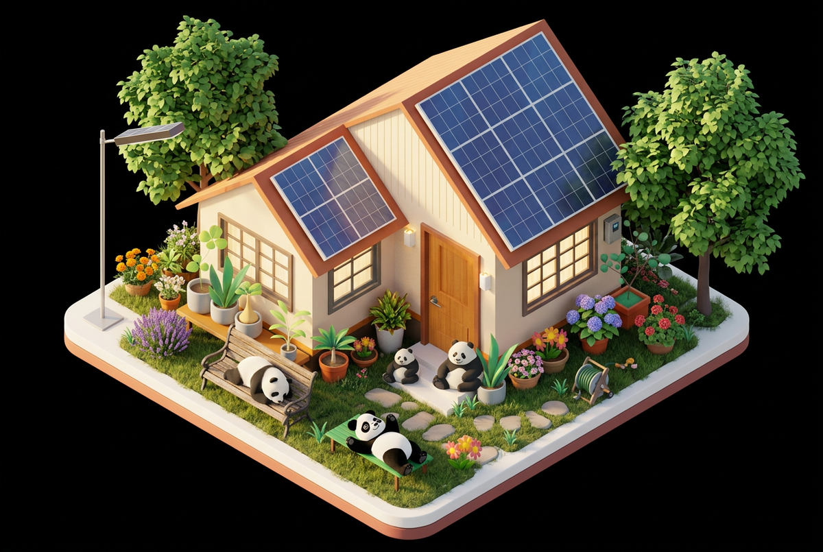 Enhanced Solar Home with Pandas
