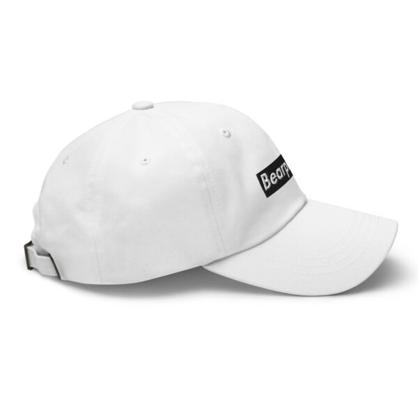 WHITE TEXT BLACK BOX ON WHITE BEARPREME HAT - Image 2