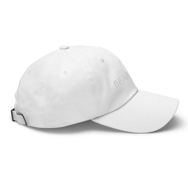 WHITE EMBROIDERED TEXT BEAR YORK HAT - Image 8