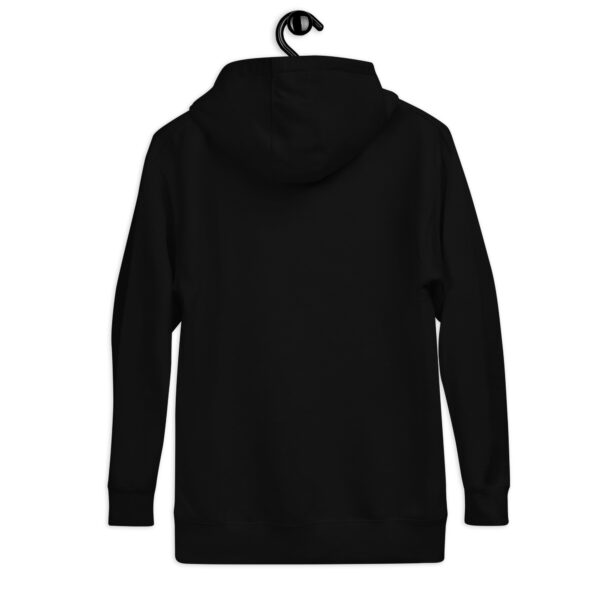 WHITE TEXT ON BLACK BEAR YORK HOODIE - Image 3