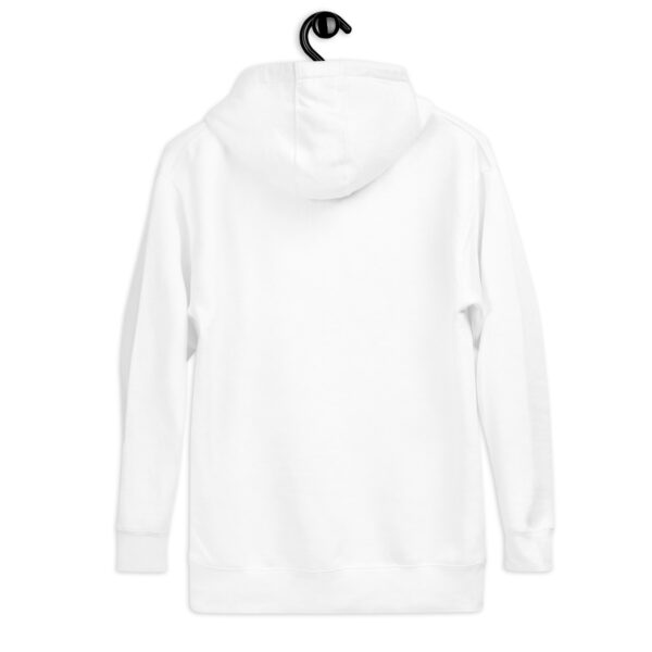 WHITE TEXT BLUE BOX ON WHITE BEARPREME HOODIE - Image 3